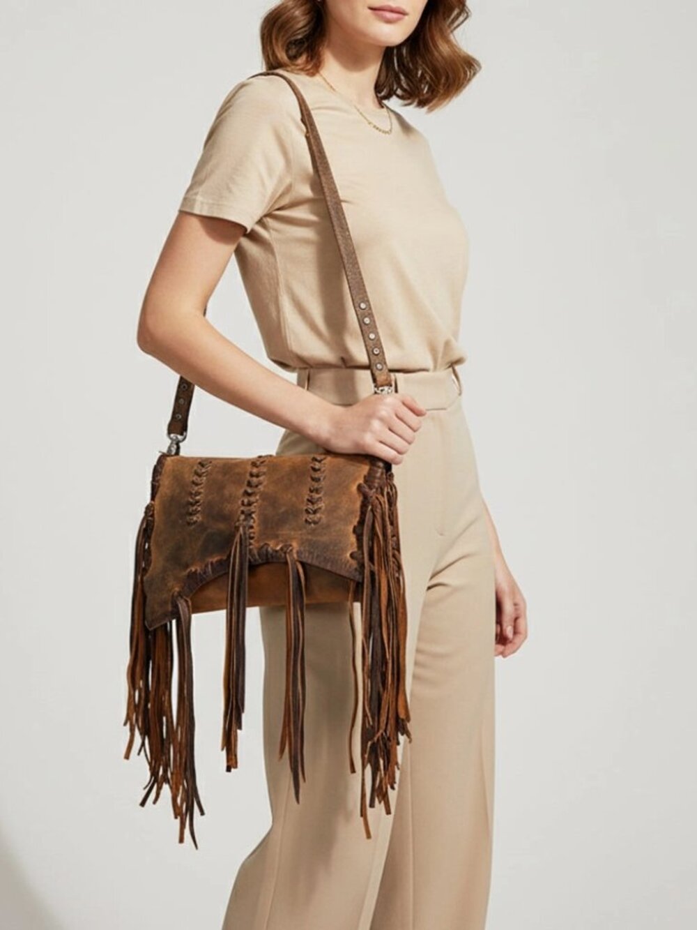 American Darling Crossbody Genuine Western Leather Women Bag - Picture 3 of 8